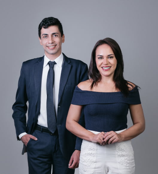 Samuel Lima e Renata Mendes